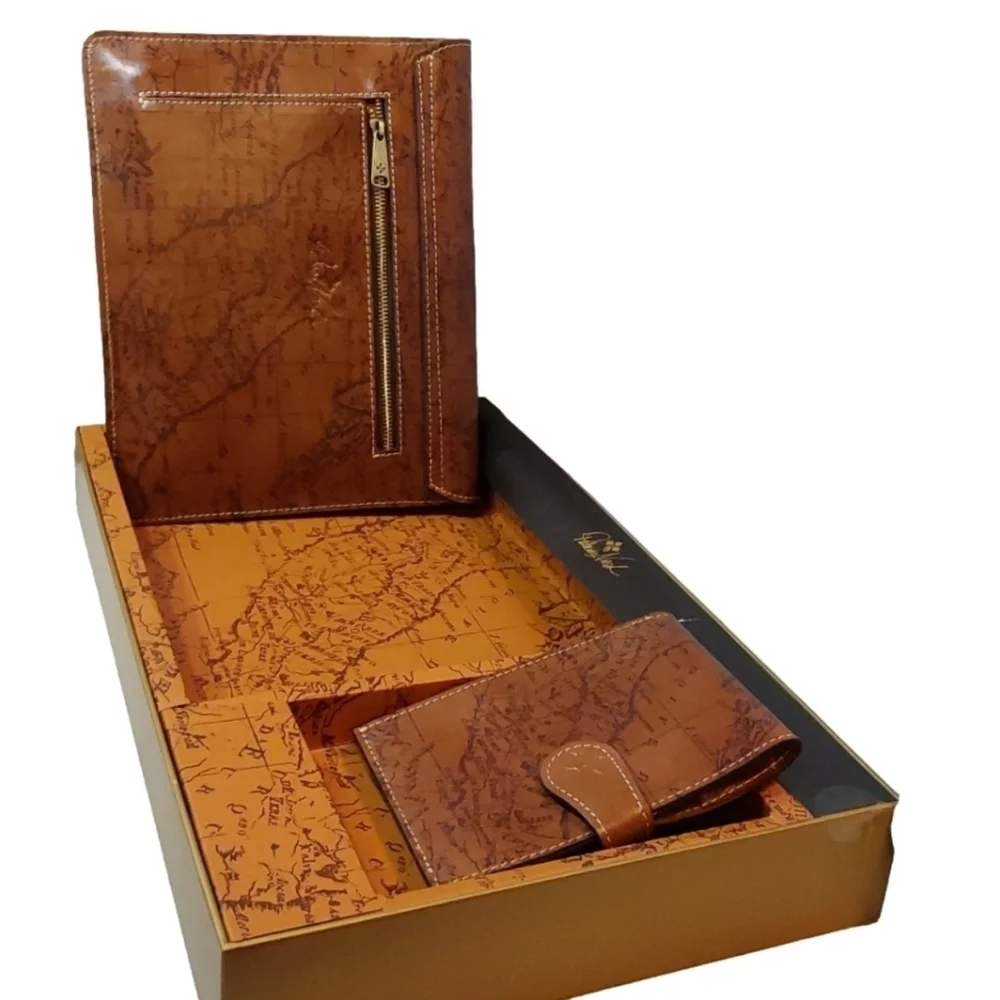 PATRICIA NASH RIOT RUST  UNISEX‎ GIFT SET MIDI CASE & PASSPORT